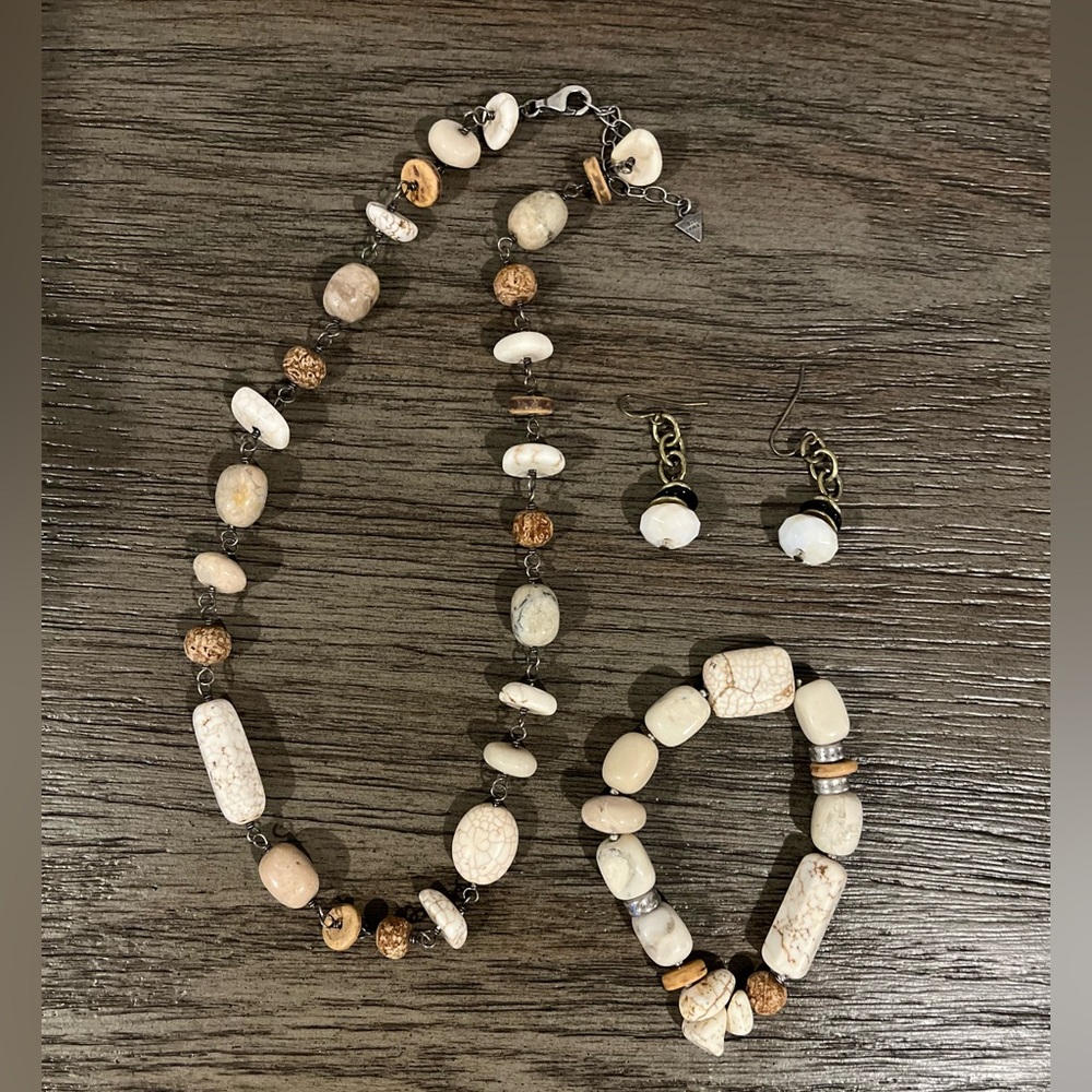 Silpada Necklace with bracelet and earrings
